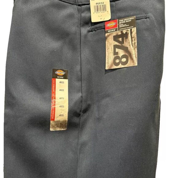 Dickies New 874 Plain Front 46 X 32 NWT Twill Pants - Picture 2 of 7